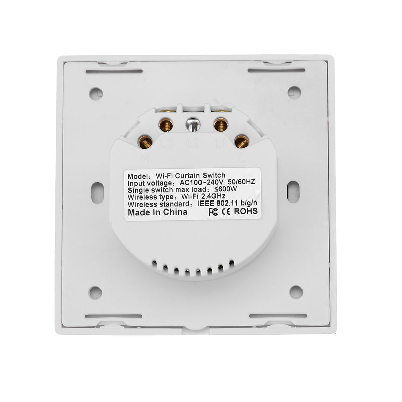 WiFi Wall Smart Curtain Switch Touch Panel Phone APP Control Roller Shutter Timer Switch Support Alexa Google Home