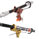 LEO Aluminum Alloy Fishing Rod Holder Adjustable Handle Fishing Pole Support Stand Metal Ground