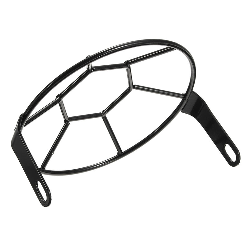 5.75'' Universal Motorcycle Football Grill Cover Headlight Protector For Harley Cruiser
