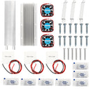 12V Thermoelectric Peltier Semiconductor Refrigeration Water Cooling System Fan Kits