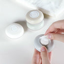4 Pcs Round Storage Bottles Press Type Travel Camping Soap Lotion Shower Gel Emulsion Dispensers