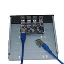 SSU FU3401 PCI-E to USB 3.0 with Front 4 Ports Optical Drive Expansion Card for Desktop Computer