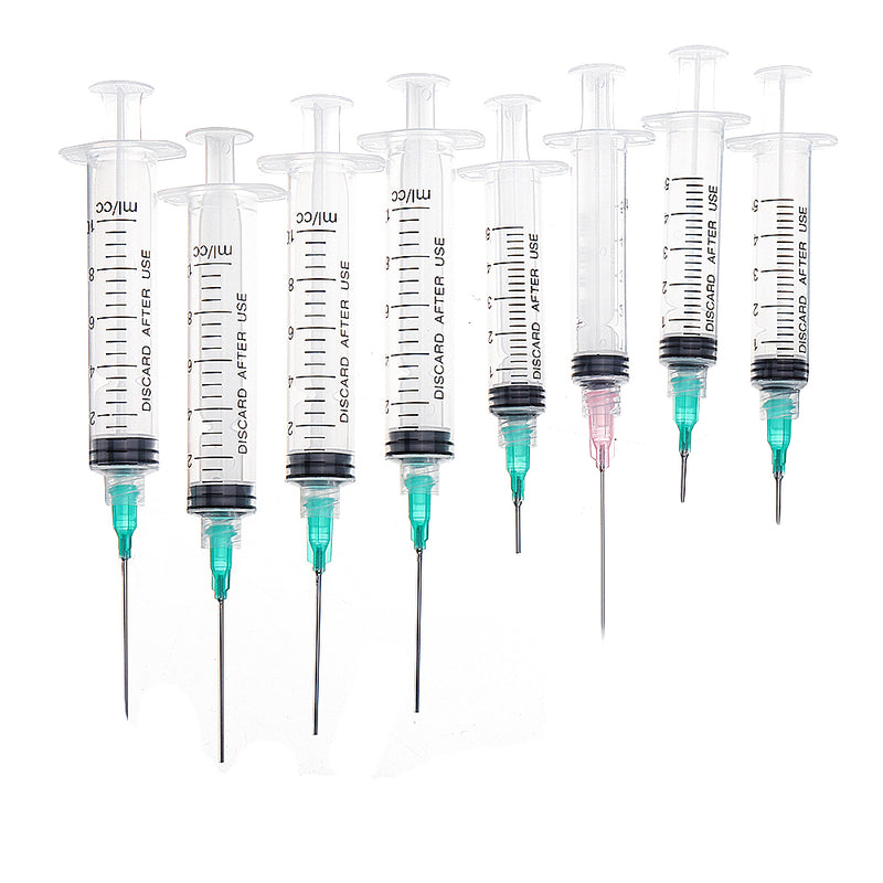 50Pcs/Set Dispensing Needle Kits Blunt Tip Syringe Needles Cap for Refilling and Measuring Liquids Industrial Glue Applicator