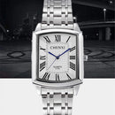 CHENXI CX-079A Casual Style Square Dial Couple Watch Stainless Steel Band Quartz Watch