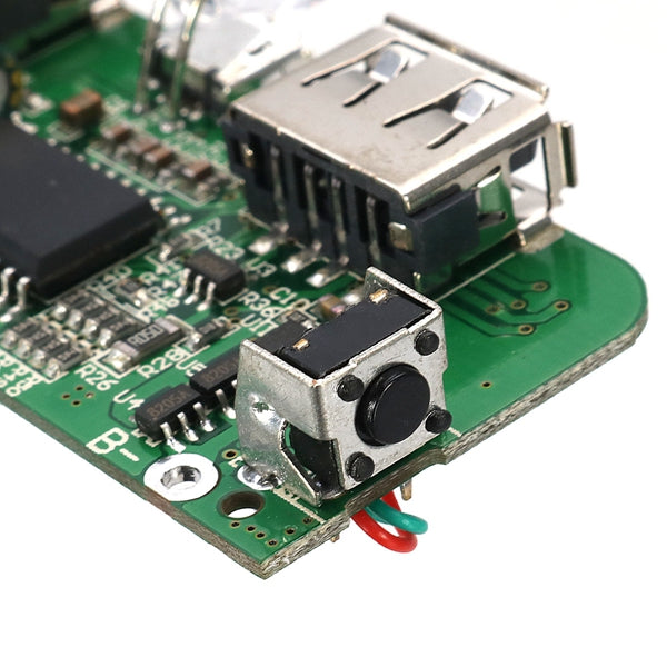 K6-PCBA 5V 2.1A 1A Dual USB 3V To 5V Boost Module Board For Power Bank 18650 Battery With LED Screen