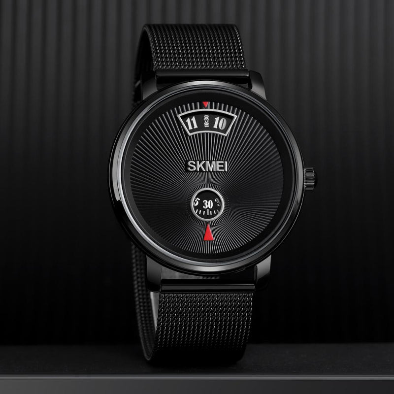 SKMEI 1490 Fashion Men Watch Waterproof Creative Dial Display Quartz Watch