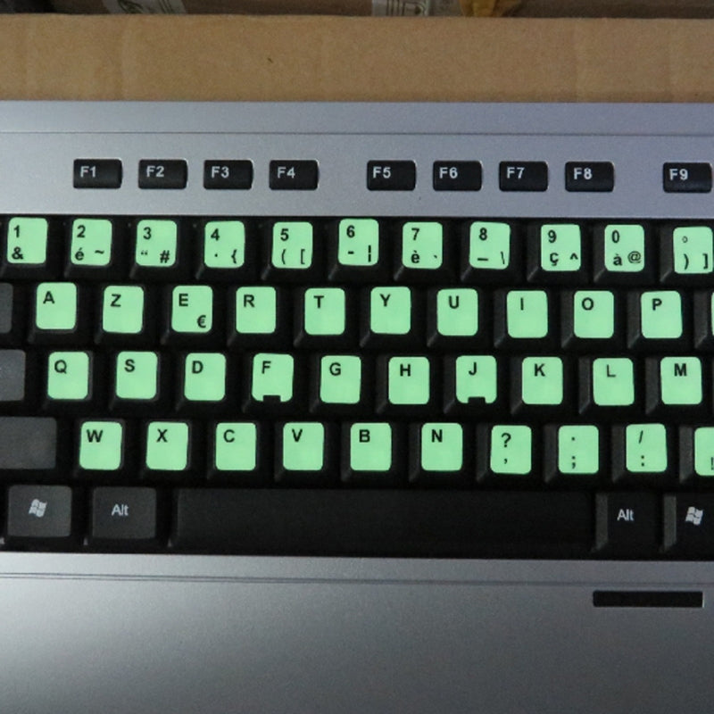 Fluorescent Keyboard Cover Stickers Luminous Waterproof Keyboard Protective Film