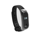 Bakeey Metal Carbon Fiber Replacement Wrist Strap Bracelet for Xiaomi Mi band 2 Wristband