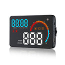 D2000 4 Inch Universal Car HUD Head Up Display OBD2 OBDII Meter Speed Warning