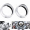 4.5inch Auxiliary Passing Lamp Trim Ring Protect Guard Cover Cap For Harley