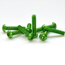 Suleve M3AH14 10Pcs M312mm Hex Socket Screws Round Head Cap Screw 7075 Aluminum Alloy