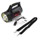 2000M 8000LM USB Rechargeable Poratble Flashlight Outdoor Powerful LED Searching Light Camping Light Emergency Light