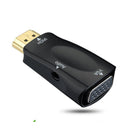HDMI to VGA Converter With Audio Cable Male to Female for PC Laptop Tablet Support HDTV Adapter