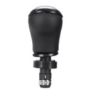 5 Speed Gear Shift Knob PU Leather Black/Silver For VW Golf MK5 MK6 MK7
