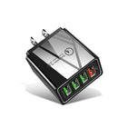 Marjay 4 USB QC3.0 3A Fast Charging Smart USB Charger Adapter For iPhone XS 11 Pro Huawei P30 Pro Mate 30 5G Xiaomi 9Pro S10+ Note 10 5G