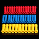 50Pcs Insulated Butt Wire Connector Crimp Terminal 10-22AWG 0.5-6.0mm2 PVC Kit