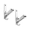Kitchen Stainless Steel Wall-Mounted Rack Microwave Bracket Oven Bracket With Hook Kitchen Storage Rack