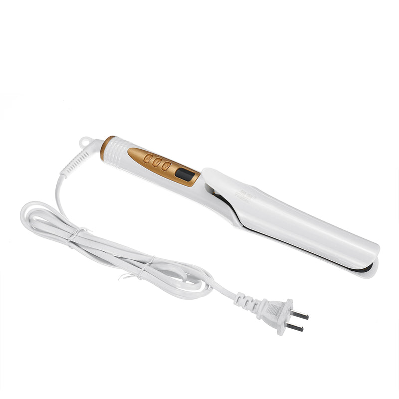 110-240V Ceramic Curler Electric Fast Hair Straightener 4D Wet & Dry Hair Curling Iron Tong StylerTemperature Adjustment