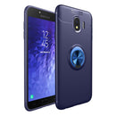 C-KU 360 Rotating Ring Grip Kicktand Protective Case For Samsung Galaxy J4 2018