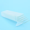 5pcs Single Concave Microscope Glass Slides Reusable Laboratory Blank 1mm
