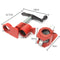 Raitool 3/4  Inch Woodworking Clamp Wood Gluing Pipe Clamp Set Woodworking Cast Structure