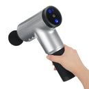 4000r/min LCD Smart Touch Fascia Therapy Massage G un Electric Percussion Vibration Massager Deep Muscle Relax with 4 Heads