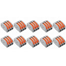 2/3/4/5Pin Wire Connector Terminal Block Conductor Threader Splitter Universal Connectors Terminals Electric Cable Wire Connector