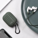 HOCO 3 in 1 Pure Armor Soft Liquid Silicone Shockproof Dust-Proof Earphone Storage Case with Anti-lost Rope and Hook for Apple Airpods 3 Airpods Pro