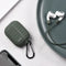 HOCO 3 in 1 Pure Armor Soft Liquid Silicone Shockproof Dust-Proof Earphone Storage Case with Anti-lost Rope and Hook for Apple Airpods 3 Airpods Pro