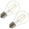 E27 A60 2W White/Warm White COB LED Filament Retro Edison Bulbs AC 220V