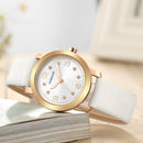 HOREDAR 306 Casual Style Women Wrist Watch Elegant Leather Strap Quartz Watches