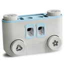 Toothbrush Holder No Drill Wall Mount Storage Shelf Rack Bathroom Toothpaste Dispenser
