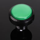 5Pcs Green 45mm Arcade Video Game Big Round Push Button LED Lighted Illuminated Lamp