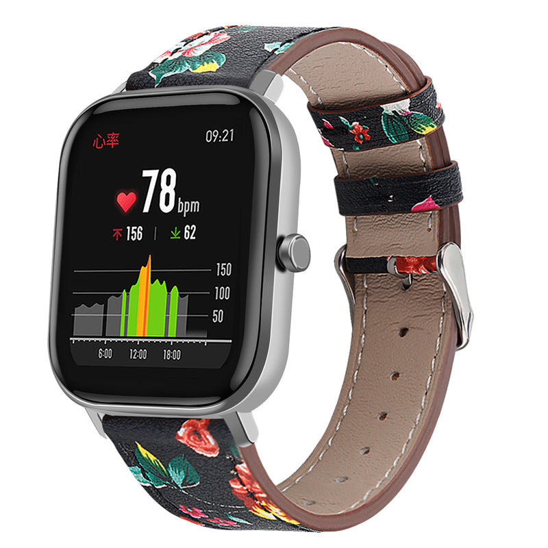 Bakeey 20mm Genuine Leather Watch Band For Amazfit GTS/Bip/Bip Lite Smart Watch