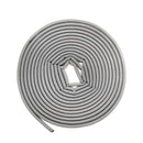 10M Self-adhesive D-Type Seal Strip Soundproof Doors Windows Weather Foam Adhesive Tape Decorations
