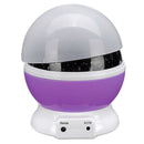 USB Rotating Projector Starry  Nursery Night Light Star Sky Projection LED Light Xmas Gift