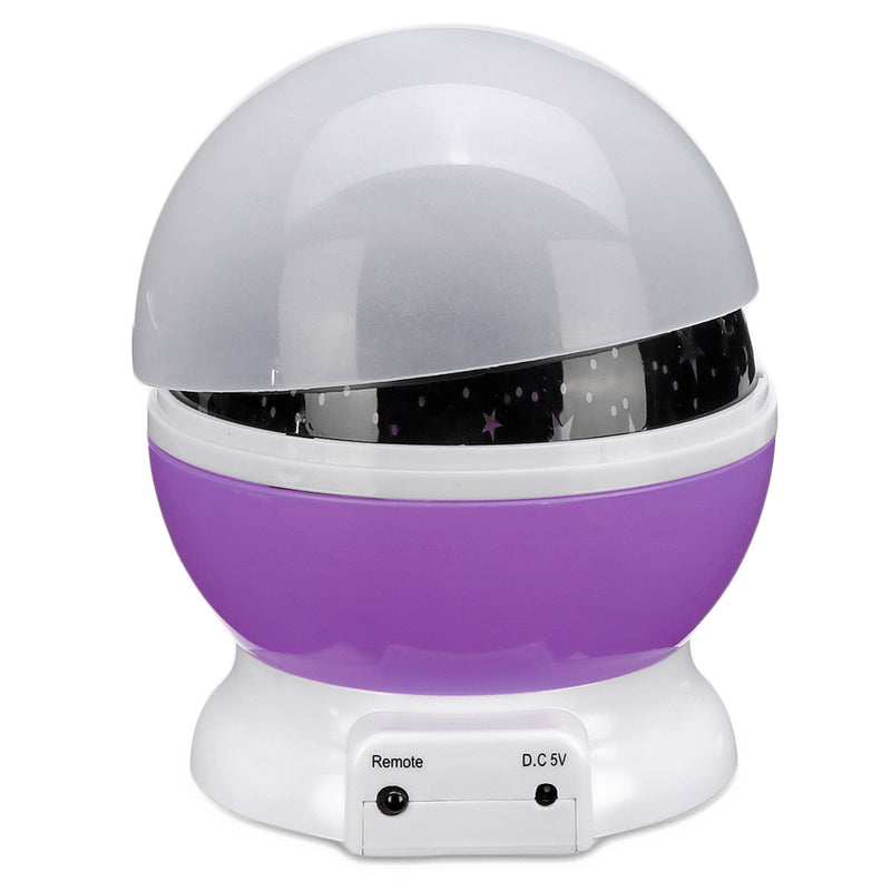 USB Rotating Projector Starry  Nursery Night Light Star Sky Projection LED Light Xmas Gift