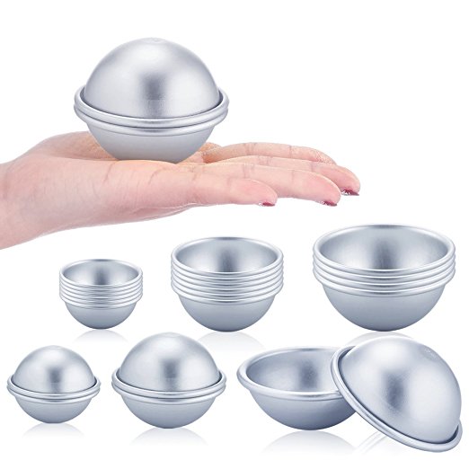 Bath Bomb Mold 3D Ball Sphere Metal Aluminum Alloy Bathing Tool  Shape DIY Accessories