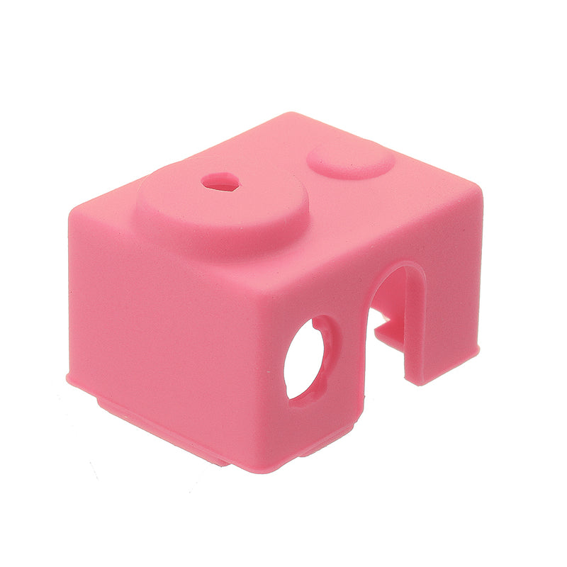 10pcs Pink Universal Hotend Block Insulation Sock Silicone Case For 3D Printer