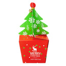 Christmas Tree Shaped Gift Cookie Candy Carrier Boxes Favor Bag Xmas Party Decorations