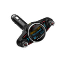 BT08 Big Eyes Double Head bluetooth 180 Rotation Car Charger