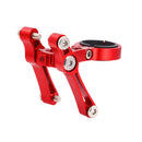 BIKIGHT Aluminum Double Water Bottle Holder Adjustable Bike Cup Holder Bracket Camping Cycling