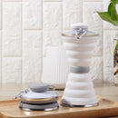 IPRee 500ml Folding Silicone Water Bottle Telescopic Mug Drinking Tea Coffee Cup Sports Travel Kettle BPA Free