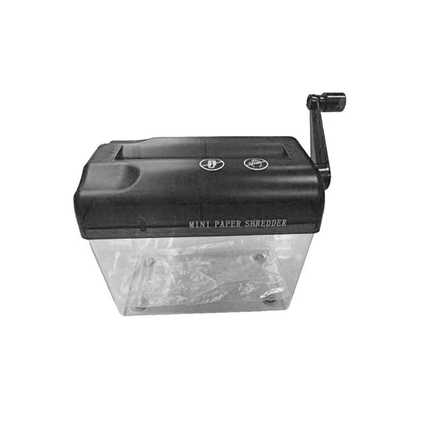 Schoffice Mini Desktop Strip-cut Paper Shredder for Office USB-charge Portable Paper Cutter for A6 with Letters Opener