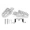 Aluminum Foot Pegs For Yamaha Motocross PW50 PW80 TTR90 TW200 Pit Dirt Bike