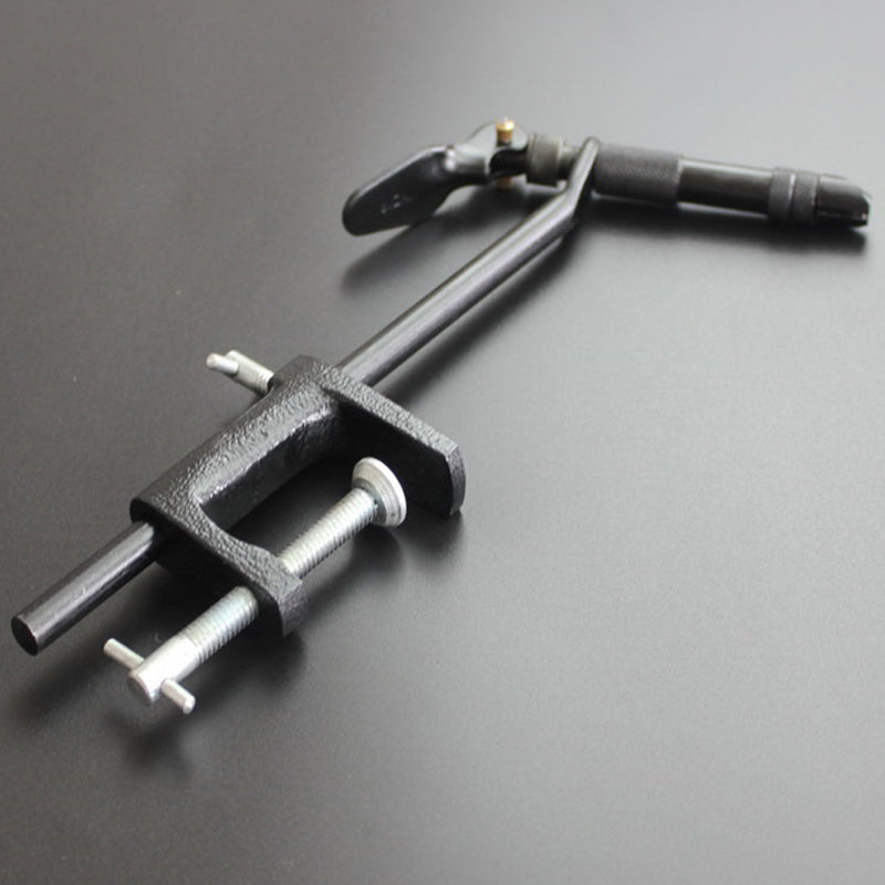 ZANLURE Stainless Steel 26cm Fly Tying Vise 4cm Max Clip C-clamp Fly Lure Tying Fishing Tool