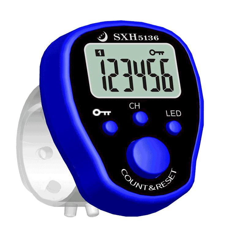 Mini Stitch Marker Row Finger Counter LCD Display Electronic Digital Counter
