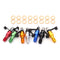 CNC M10x1.25mm Motorcycle Brake Caliper Bleed Screw Nipple Banjo Bolt Dust Cap