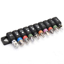 Drillpro 16Pcs Mini Ratchet Wrench Screwdriver Bit Set Driver Socket Accessories