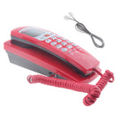 Mini Wall Telephone Dual Caller ID DTMF/FSK Home Office Hotel Incoming Memories Caller ID Call Back LCD Display Landline Phone